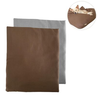 Pillow cover | cotton | mocha | size L | 130 x 90 x 15 cm