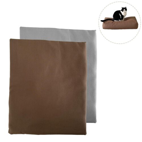 Pillow cover | cotton | mocha | size S | 70 x 50 x 15 cm