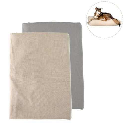 Pillow cover | cotton | vanilla | size M | 100 x 70 x 15 cm