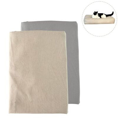 Pillow cover | cotton | vanilla | size S | 70 x 50 x 15 cm