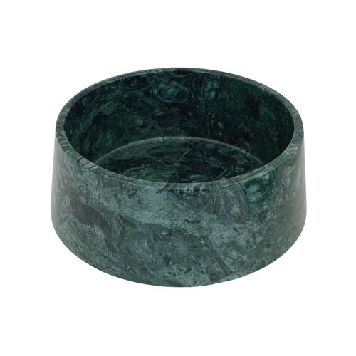 Marble food and drink bowl | green | Ø19 cm