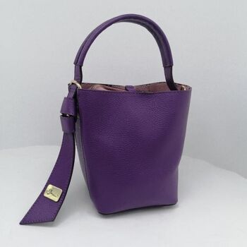 Sac Dollar en Cuir Forme Seau - B453 RACHELE 9