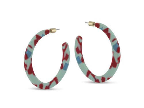 SOPHIA STATEMENT RESIN HOOPS 2410