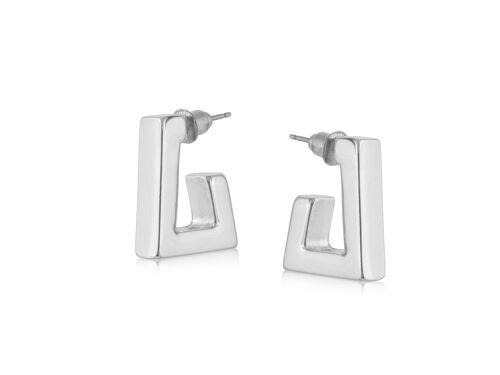 ARIANA METAL SQUARE EARRINGS 2466