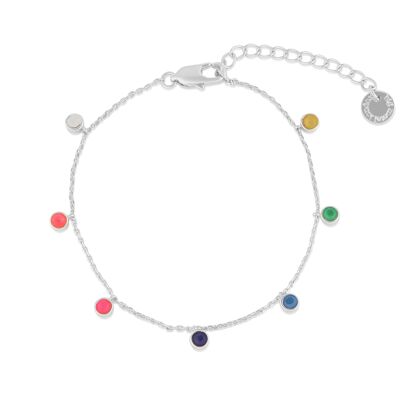 PHOEBE RAINBOW STONES DELICATE BRACELET 2461