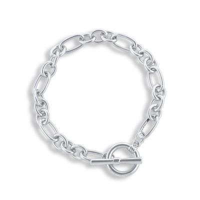 MAUDE CURB CHAIN TBAR BRACELET 2456