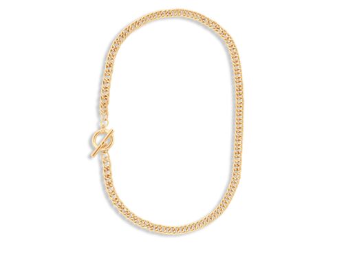 MOLLY CURB CHAIN TBAR NECKLACE 2457