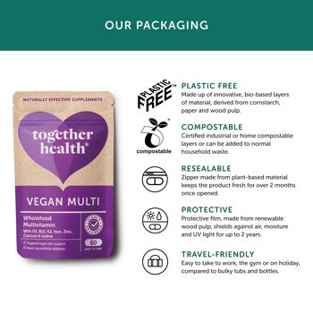 Vegan Multi – Supplément végétalien - 60 Capsules 4