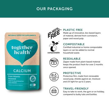 Calcium – Supplément de calcium végétalien – 60 gélules 5