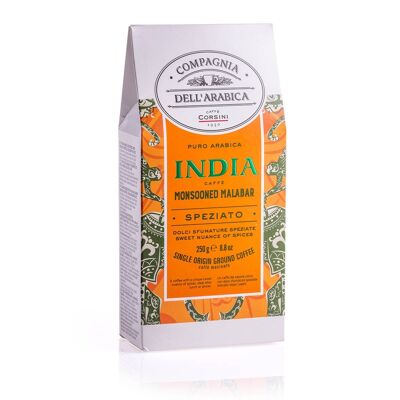 India Pure Arabica café molido 250 gramos