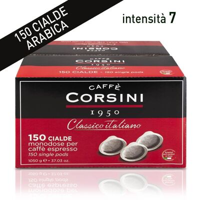 Cialde caffè classico italiano Arabica | Confezione da 150 pezzi