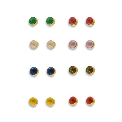 NICOLE DELITE STONE SET DI ORECCHINI A BORCHIA 2539