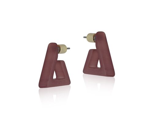 DAPHNE TRIANGLE RESIN EARRINGS 2500