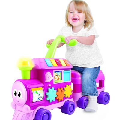 Walker Ride-on learner Train - Pink