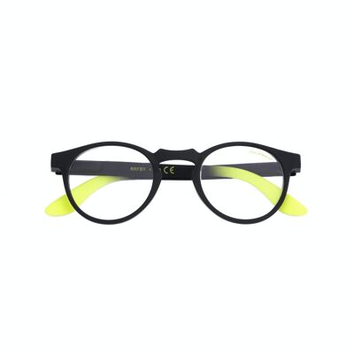 Occhiali da lettura RUND DEMI FLUO - Nero