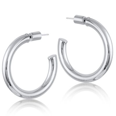 PAULA PLATED SIMPLE HOOP 2652