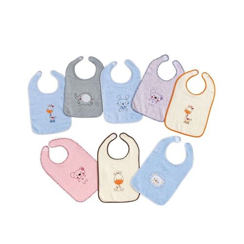 BABY BIB TERRY WITH VELCHRO 20X30 (PACK 2 UNITS IN HANGER) 2
