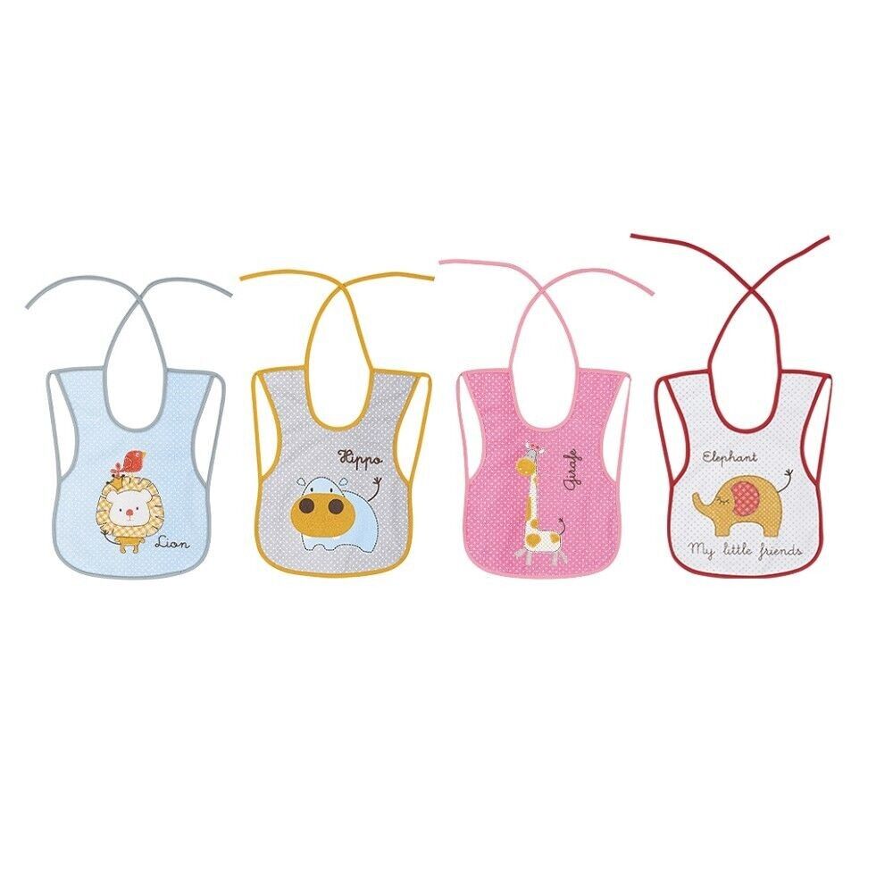 Bavaglino TERRY PLASTIFICATO 25X35 (PACK 12 UNITÀ)