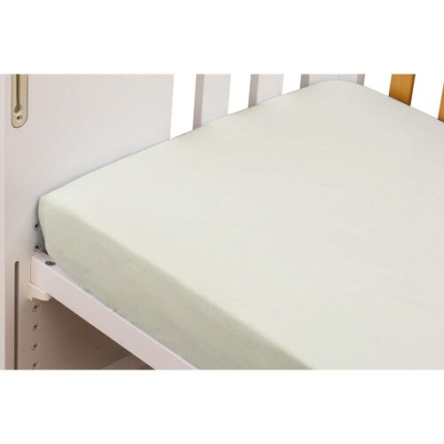 FITTED SHEET FOR COT BED60X120 POPELIN 100% COTTON - BEIGE
