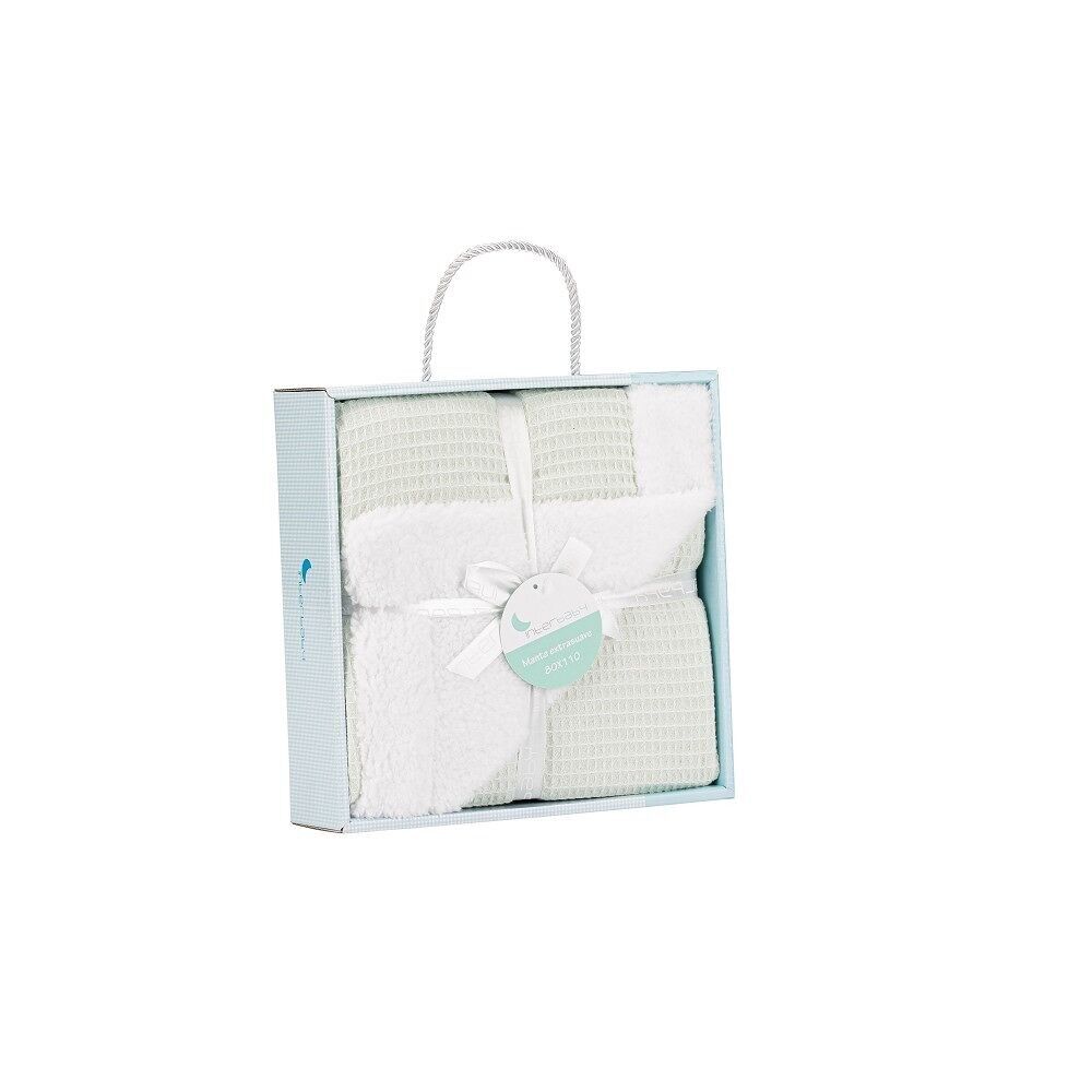 DECKE AUS BIENENNEST-LAMM - MINT