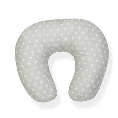 BREASTFEEDING PILLOW - 65X65 CMS. - MOD. STAR - BEIGE