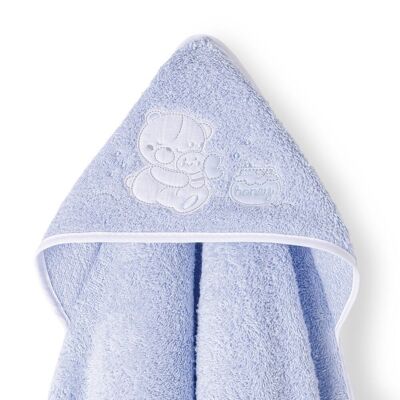 BATH TOWEL - 1X1 MT. MOD. HONEY BEAR - BLUE