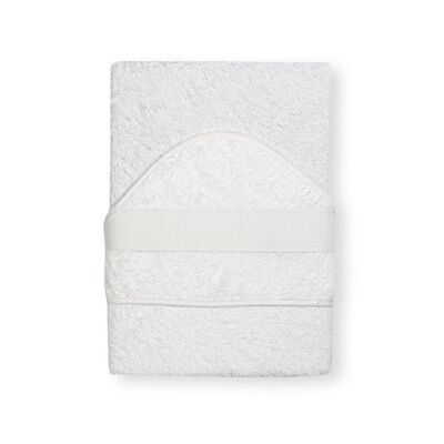 BATH TOWEL 1 X 1 MT MOD. STICH WHITE