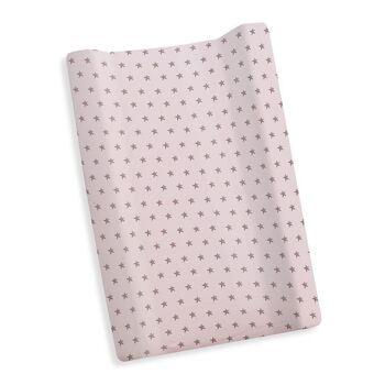 HOUSSE POUR MATELAS A LANGER - JERSEY - MOD - LUNA UNIVERSO ROSE