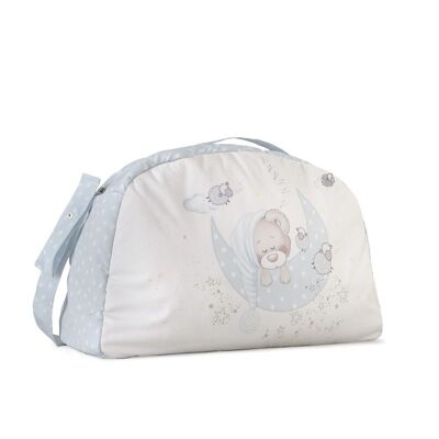 NAPPY BAG MOD. BEAR SLEEPING - BLUE