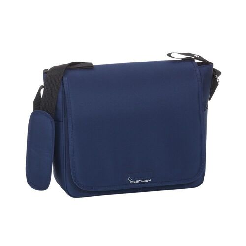 NAPPY BAG - 32x14x31 - WITH CHANGING MAT PLASTIFIED - NAVY BLUE
