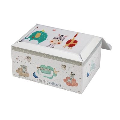 SET 2 PCS. WITH DUVET COVER - REMOVABLE - IN TRUNK - MOD. JUNGLA