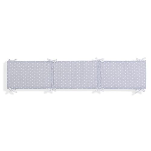 COT BUMPER - 40X185 - COTTON - MOD. STAR - GRAY