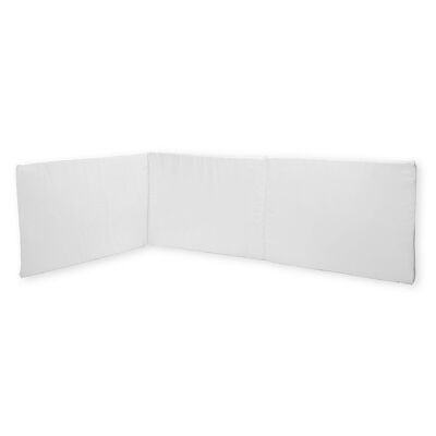 COT BUMPER - NOT REMOVABLE - PLAIN COLOR - WHITE