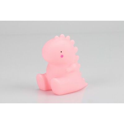 LAMPARA LED CON PILA - MOD. DINOSAURIO - ROSA