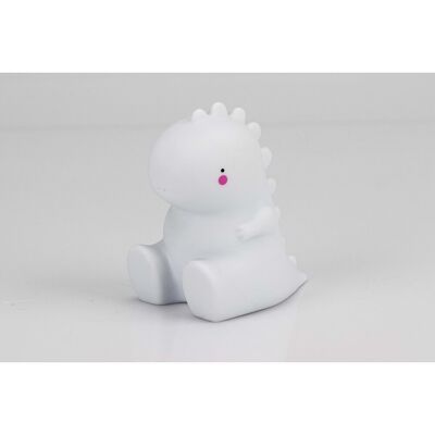 LED-LAMPE MIT BATTERIE - MOD. DINOSAURIO - WEISS