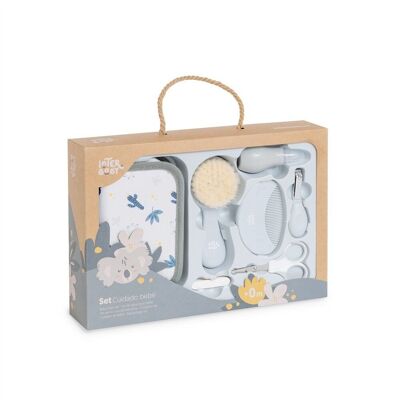 TROUSSE DE TOILETTE (PEIGNE+BROSSE+CISEAUX) - MOD. KOALA - GRIS