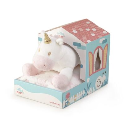 COUVERTURE + PELUCHE + MAISON - MOD. LICORNE