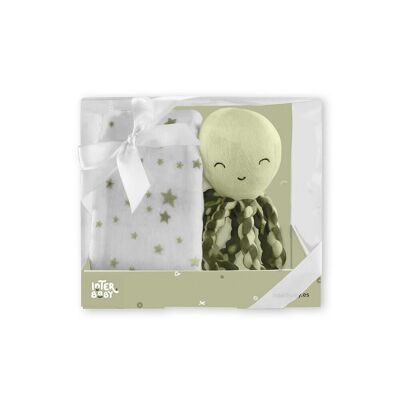 BLANKET + PLUSH TOY - GREEN 2