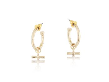 PETITES BOUCLES D'OREILLES OCTAVIA TBAR 2617 2