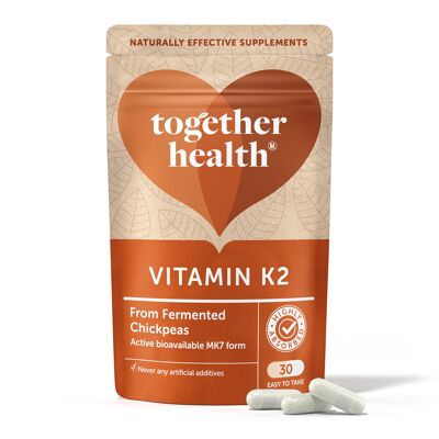 Vitamina K2 – Suplemento Vegano – 30 Cápsulas