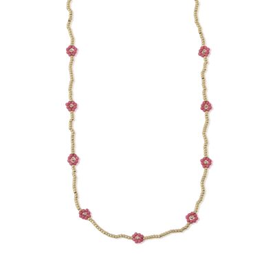 ELECTRA TINY DAISY BEADED NECKLACE 2594