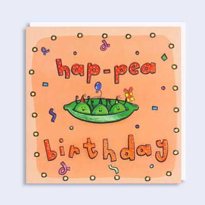 Topsy Turvy Hap-Pea-Geburtstag