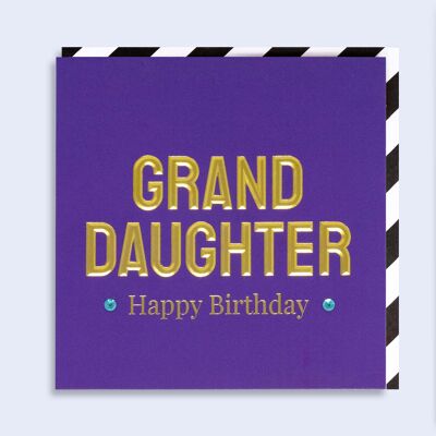 Vibrant  Granddaughter Birthday