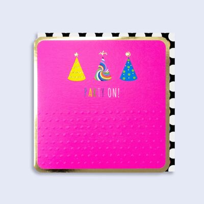 Luminous  Neon Card  Party Hat