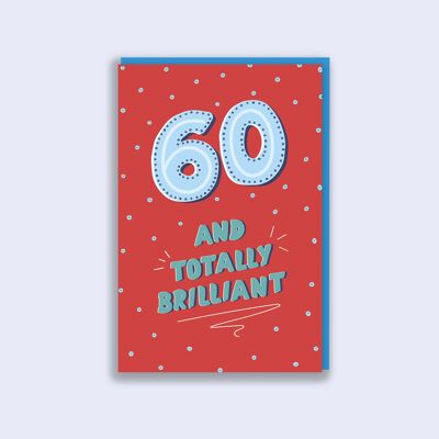 Pop 60. Geburtstagskarte