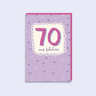 Pop - Carte 70e anniversaire