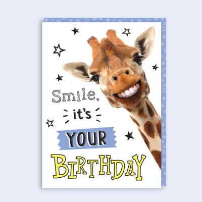 Just Fur Fun Carte d'anniversaire Sourire