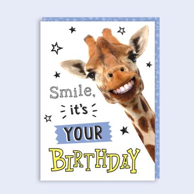 Just Fur Fun  Birthday Card  Smile