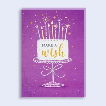 Juste pour dire faire une carte d'anniversaire de souhait 1