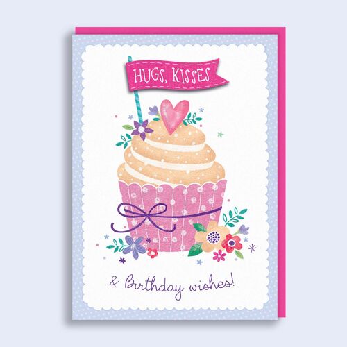 Just to Say Cupcake Birthday Card